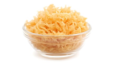 Seaweed Salad in a Glass Bowl