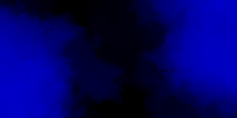  Abstract blue watercolor grunge background. Dark blue grungy backdrop. Blue vector watercolor art background with clouds and black night sky. Ar6