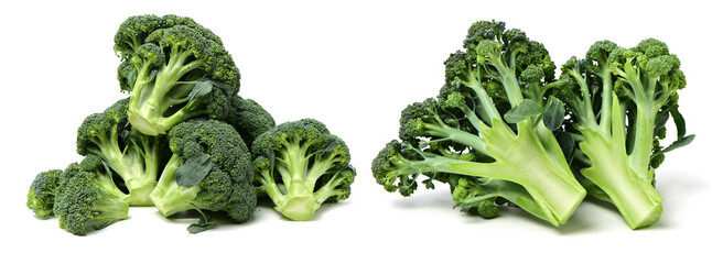 Broccoli vegetable on white background 