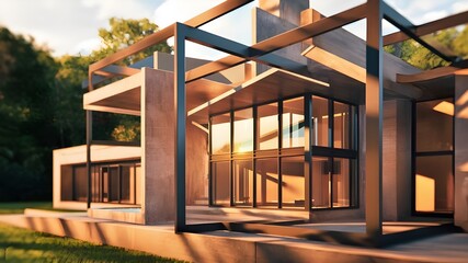 Obraz premium building under construction