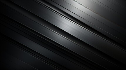 Abstract dark background with diagonal metallic lines.