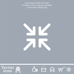 Obraz premium Vector icon of white color on a gray background