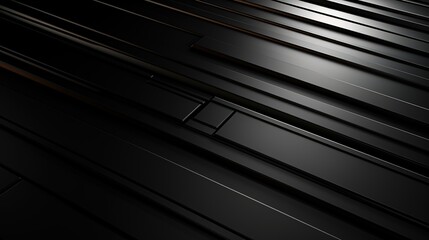 Obraz premium Abstract dark geometric background with diagonal black stripes.