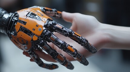 Robot Hand and Human Hand