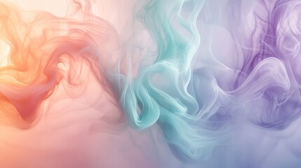 Fototapeta premium Abstract Swirling Colors in a Soft and Dreamy Background