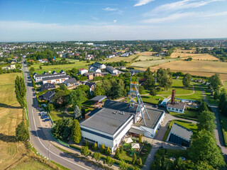 Silver mine in Tarnowskie Góry - a site included on the UNESCO list Tarnowskie Gory, Poland - Historic Silver Mine, Mine shaft tower of a historic silver mine Poland © Marcin