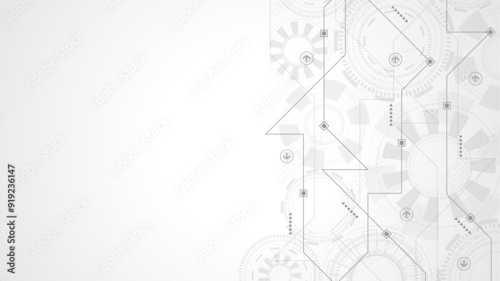 Aufkleber technology abstract background. modern electronic motherboard texture. engineering and communication