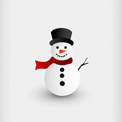 snowman with hat