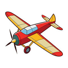 airplane isolated on white