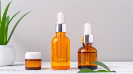 Radiant Beauty Product Flat Lay with Professional Camera Setup