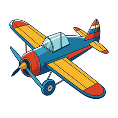 airplane isolated on white