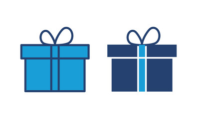 Gift icon vector. gift vector icon. birthday gift