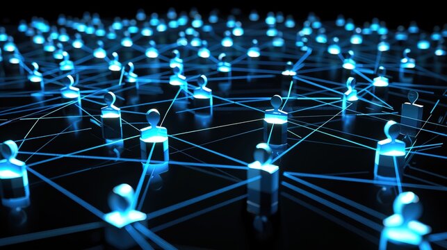 Contemporary Blue Gradient Social Media Background Design for Digital Platforms, Showcasing Trendy Hues and Modern Aesthetic for Social Networking Sites