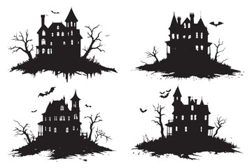 Fototapeta premium Halloween Vector Art,Spooky Halloween Vector, 