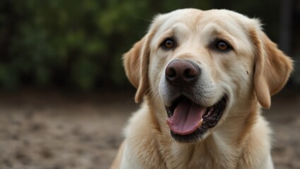 portrait of golden retriever