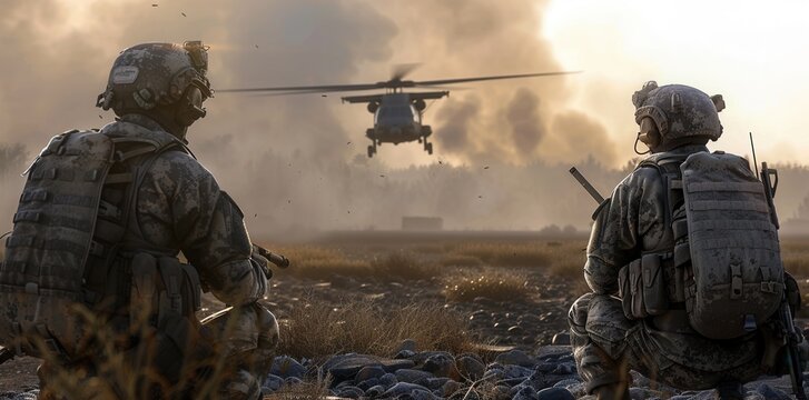 Military Camouflage. High detailed military background concept