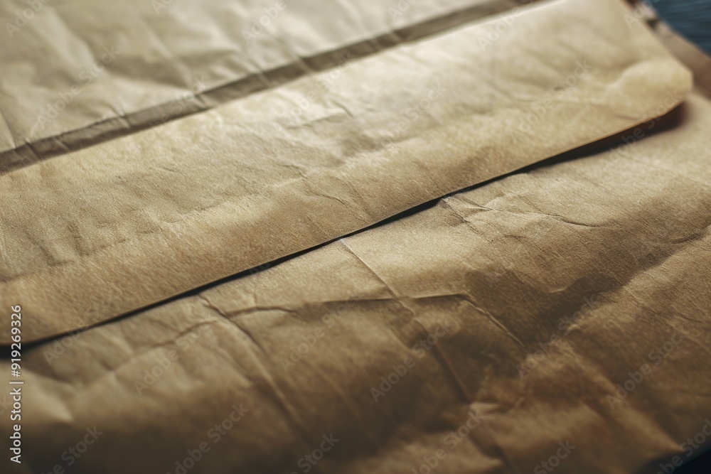 Aufkleber a pair of scissors resting on a piece of paper, ready for use