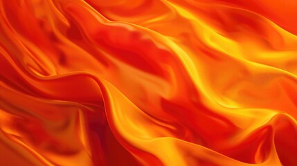 Obraz premium Close-up shot of red and yellow fabric with intricate patterns and textures