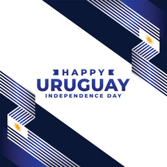 Uruguay Independence day design illustration collection