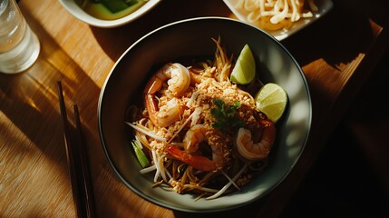 Pad Thai Photography: Compact Camera, 50mm Lens, f/1.8 Aperture
