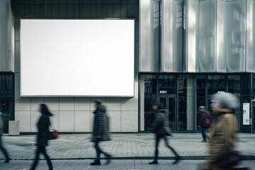 PNG Urban billboard mockup, transparent design