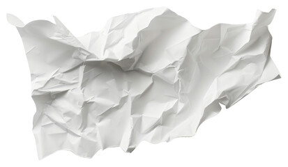 Obraz premium PNG Crumpled white paper texture