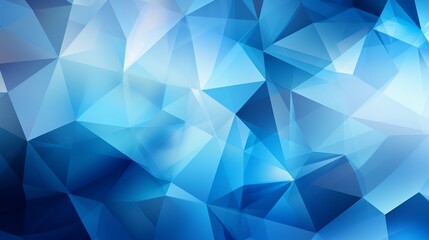 Fototapeta premium Abstract Blue Geometric Pattern