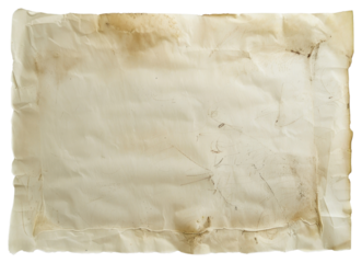 PNG Vintage aged parchment paper texture