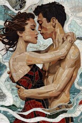 Elegance in Movement: An Artistic Swimming Duet