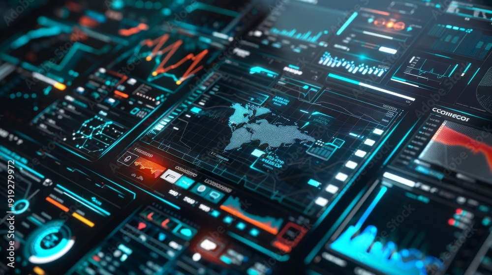 Aufkleber conceptual design of a digital health dashboard with patient data visualization and predictive analy