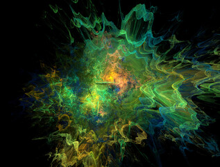 Imaginatory fractal abstract background Image