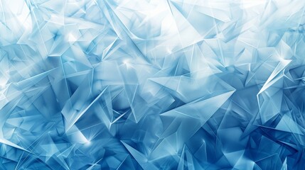 Obraz premium Abstract Blue Geometric Pattern