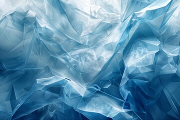 Naklejka premium Abstract Crystalline Texture in Blue Hues