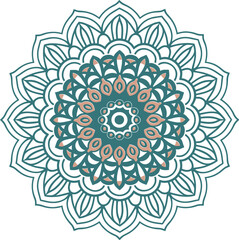 A colorful mandala design 