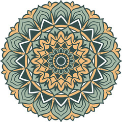 A colorful mandala background 