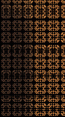Dotted line geometric seamless pattern vector image