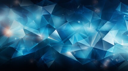 Obraz premium Abstract Blue Geometric Background
