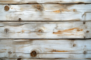 Naklejka premium A whitewashed wood plank background, with subtle knots and grains, adding a light and airy feel,