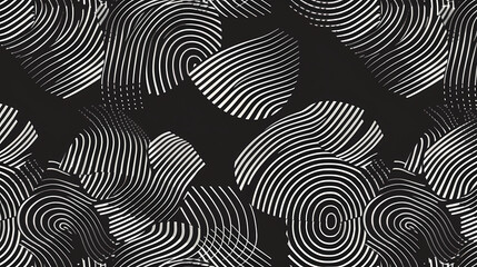 Dotted line geometric seamless pattern vector image