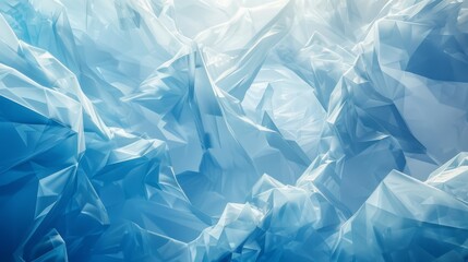 Obraz premium Abstract Crystalline Texture in Blue Hues