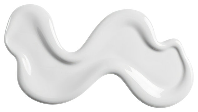 PNG Glossy white liquid abstract shape