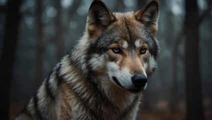 Obraz premium portrait of a wolf