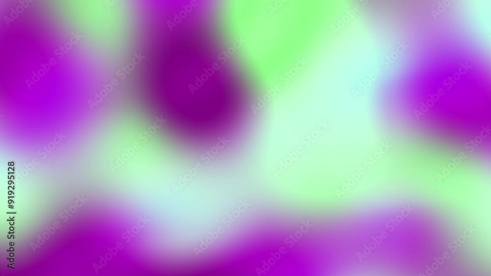 Aufkleber Blur colorful gradient abstract loop background animation in 4k