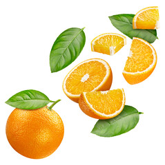 Orange isolated on white background