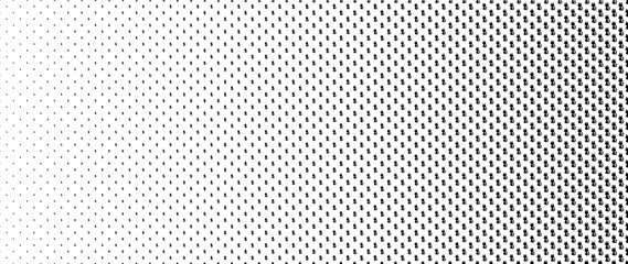 Blended  doodle black cat on white for pattern and background,  Abstract geometric texture collection design,Halloween concept.