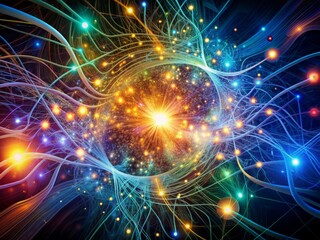 Obraz premium lights of fractal realms