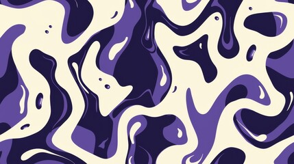 cream and plum blue liquid abstract background