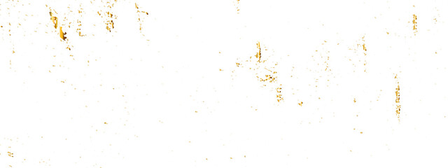 Abstract doted and confetti golden glitter and dust particles splatter on transparent background. Dust golden grunge background. Vector illustration.