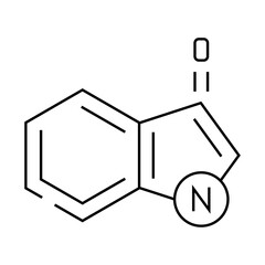 chemistry molecular structure line icon vector. chemistry molecular structure sign. isolated contour symbol black illustration