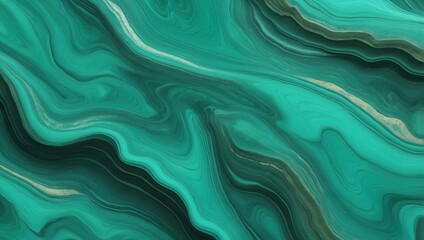 Fototapeta premium Design Hintergrund - Flüssige Farbe - Türkis - Moosachat